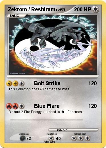 Pokemon Zekrom / Reshiram