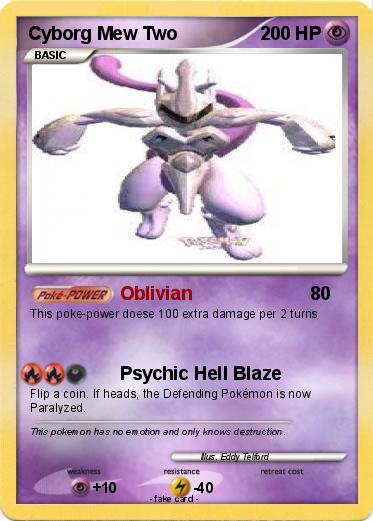 Pokemon Cyborg Mew Two