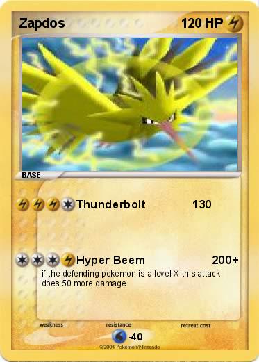 Pokemon Zapdos                                                                   
