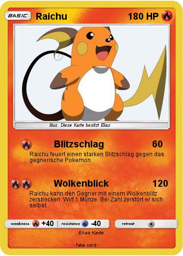 Pokemon Raichu