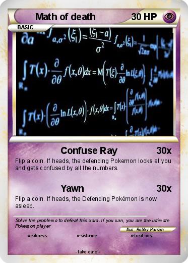 Pokemon Math of death