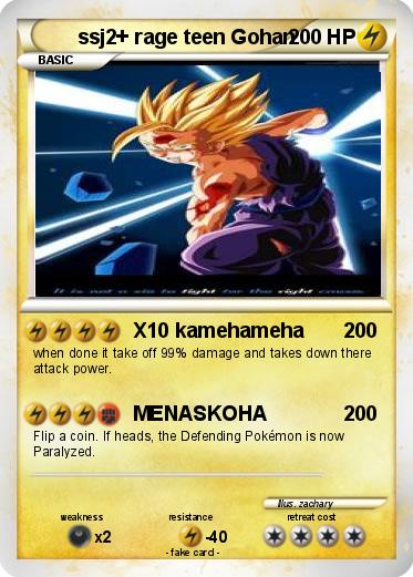 Pokemon ssj2+ rage teen Gohan