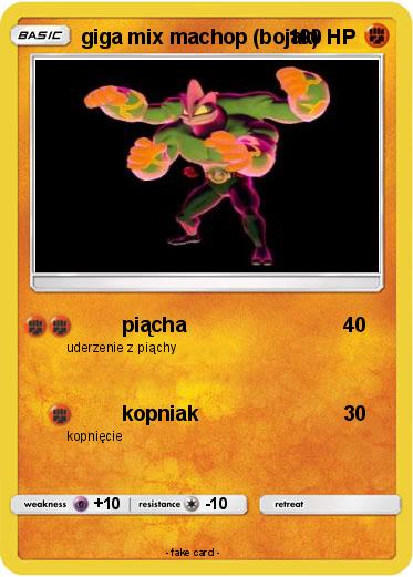 Pokemon giga mix machop (bojak)