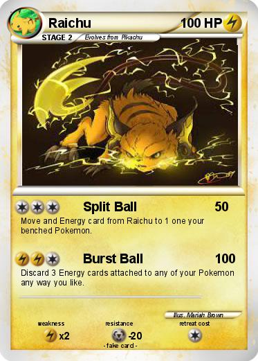 Pokemon Raichu