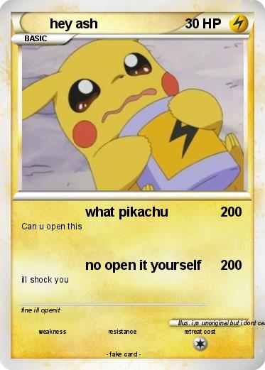 Pokemon hey ash