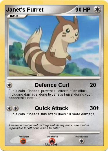 Pokemon Janet's Furret