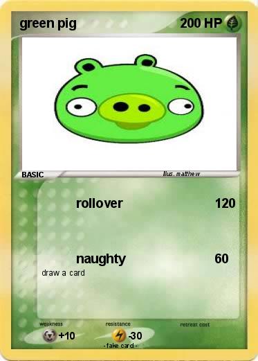 Pokemon green pig