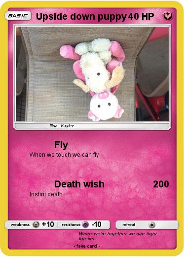 Pokemon Upside down puppy