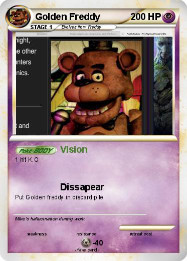Pokemon Golden Freddy