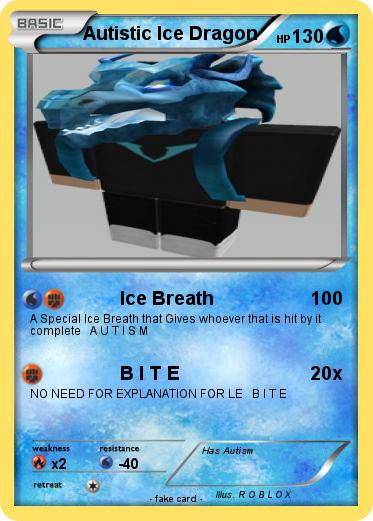 Pokemon Autistic Ice Dragon