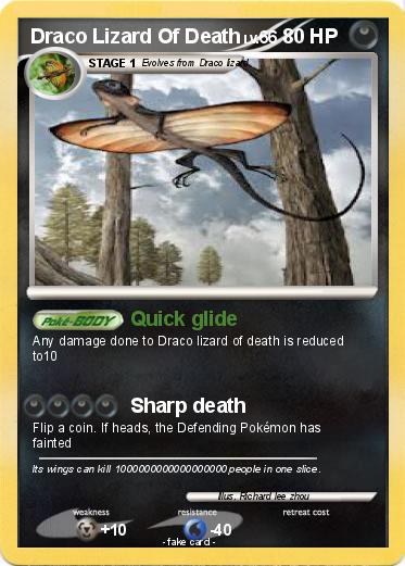 Pokemon Draco Lizard Of Death