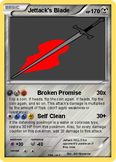 Pokemon Jettack's Blade