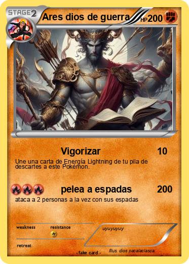 Pokemon Ares dios de guerra