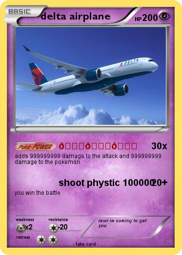Pokemon delta airplane