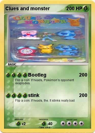 Pokemon Clues and monster