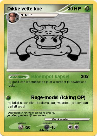 Pokemon Dikke vette koe