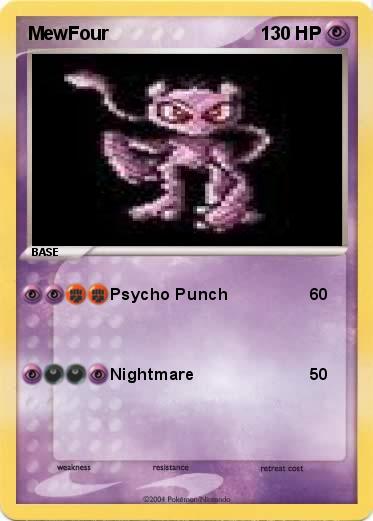 Pokemon MewFour
