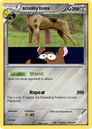Pokemon scooby boss