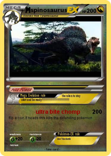 Pokemon spinosaurus