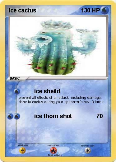 Pokemon ice cactus