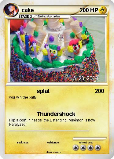 Pokemon cake