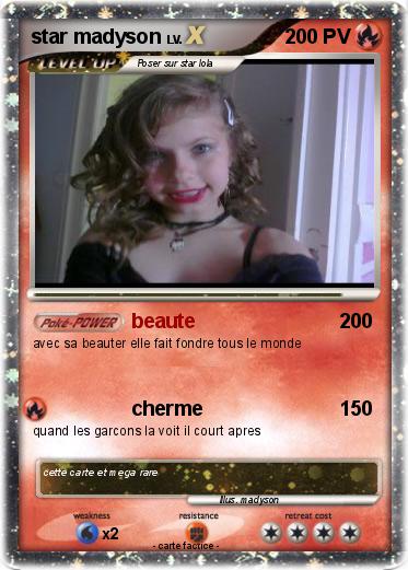 Pokemon star madyson