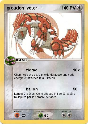 Pokemon groudon  voter