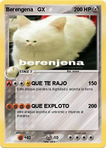 Pokemon Berengena   GX