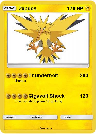 Pokemon Zapdos