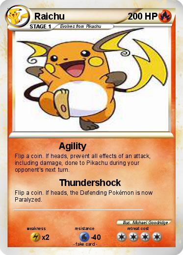 Pokemon Raichu