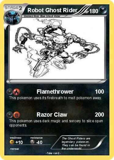 Pokemon Robot Ghost Rider
