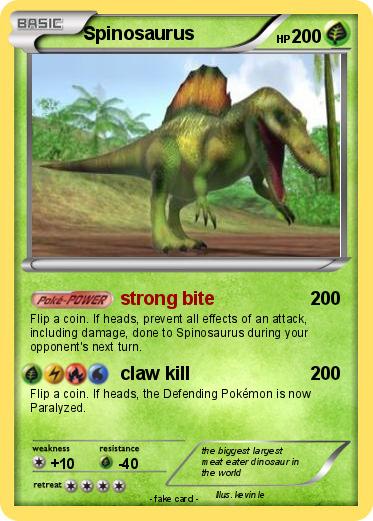 Pokemon Spinosaurus