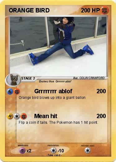 Pokemon ORANGE BIRD