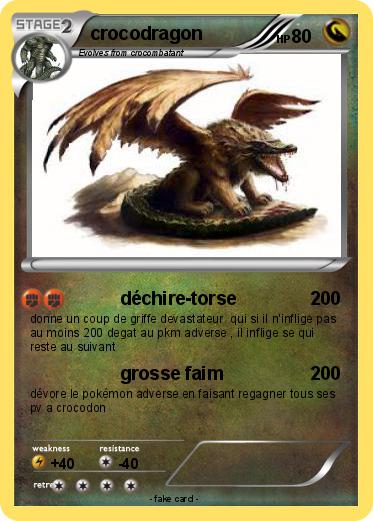 Pokemon crocodragon