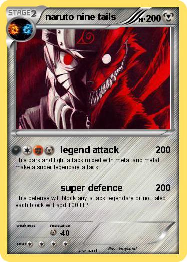 Pokemon naruto nine tails