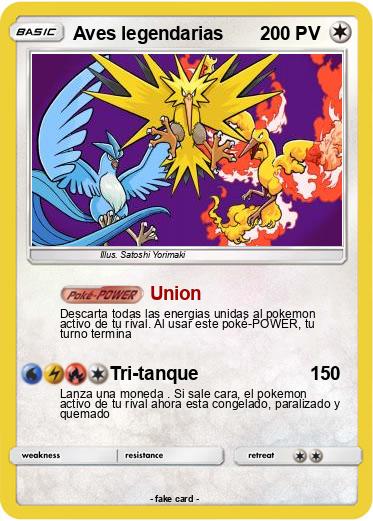 Pokemon Aves legendarias