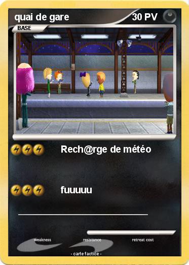 Pokemon quai de gare