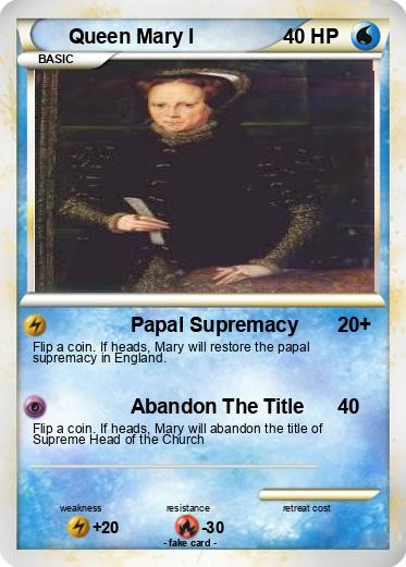 Pokemon Queen Mary I