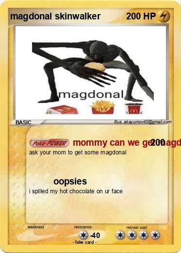 Pokemon magdonal skinwalker