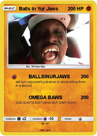 Pokemon Balls in Yur Jaws