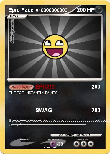 Pokemon Epic Face
