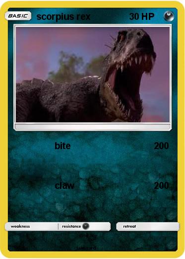 Pokemon scorpius rex