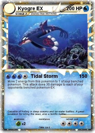 Pokemon Kyogre EX