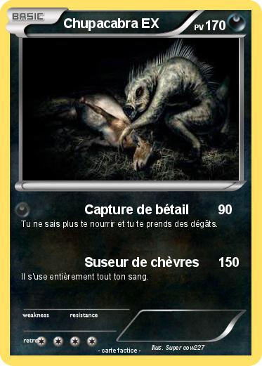 Pokemon Chupacabra EX
