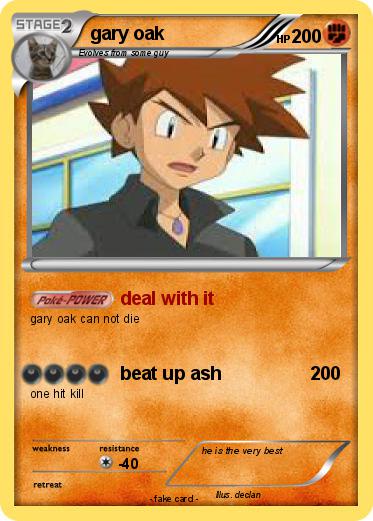 Pokemon gary oak