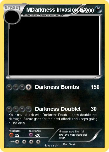 Pokemon MDarkness Invasion EX