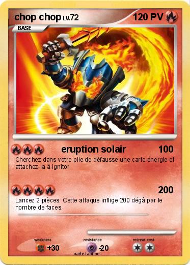 Pokemon chop chop