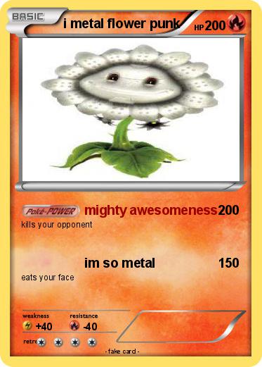 Pokemon i metal flower punk