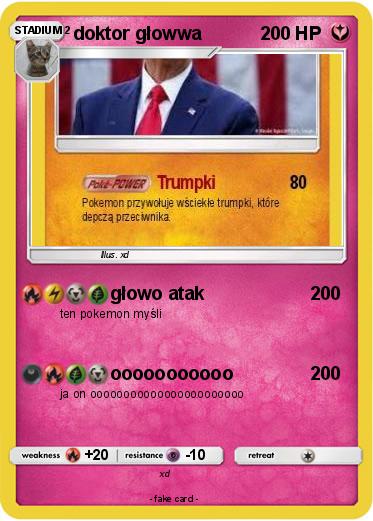 Pokemon doktor głowwa