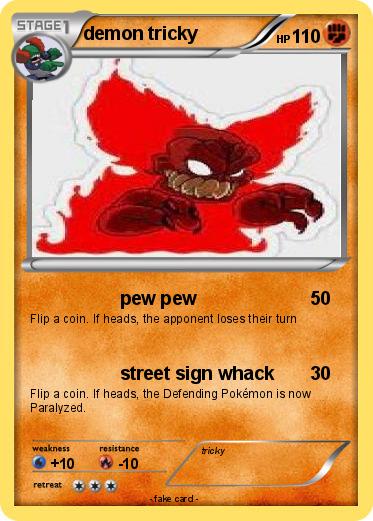 Pokemon demon tricky
